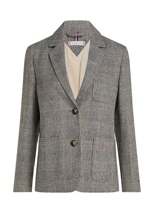 Tommy Hilfiger Wool Mix Check Sb Blazer Tommy Hilfiger Grey