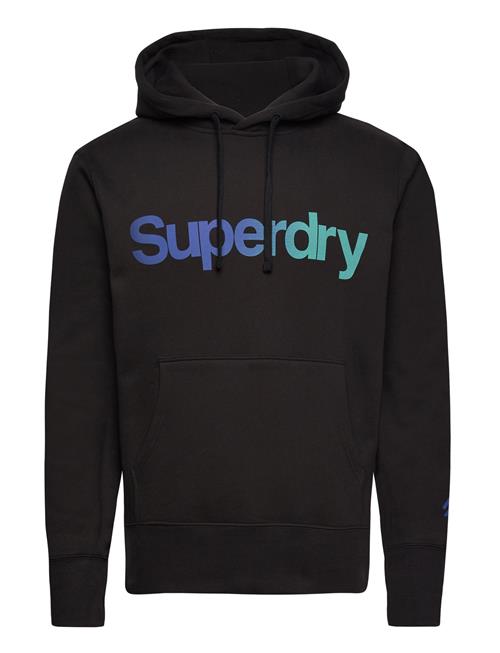 Core Logo Loose Hood Superdry Black