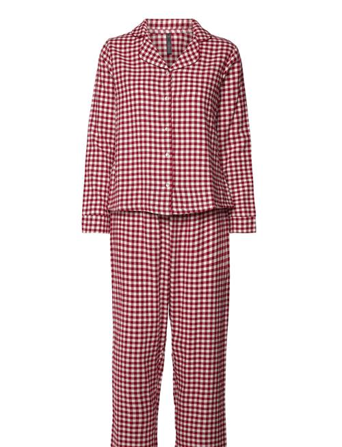 Hunkemöller Flannel Pyjama Set Hunkemöller Red