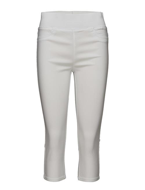 Capri Pants From Freequent In A Soft Material. The Pants Have A Simple Silhouett FREE/QUENT White