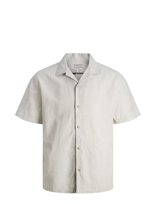 Jack & Jones Jjesummer Resort Linen Shirt Ss Sn Jack & J S Grey