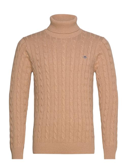 GANT Cotton Cable Turtle Neck GANT Beige