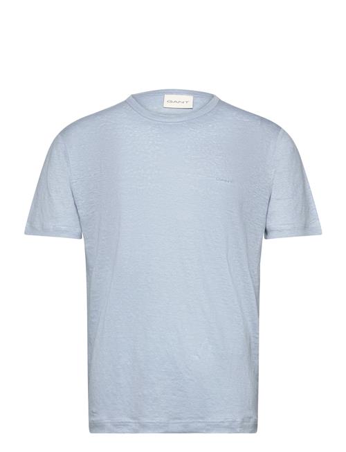 Linen Ss T-Shirt GANT Blue