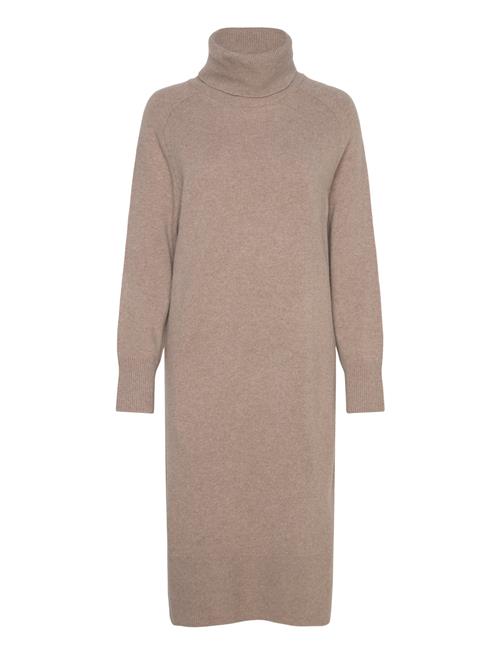 GANT Herringb Detail Rollneck Dress GANT Beige