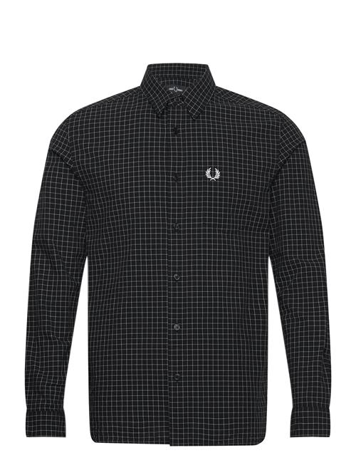 Fred Perry Grid Check Shirt Fred Perry Black