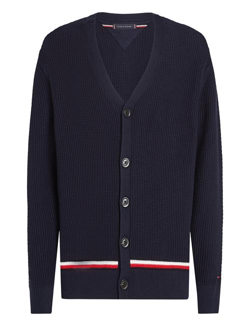 Structure Global Stripe Cardigan Tommy Hilfiger Navy