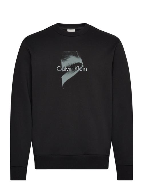 Calvin Klein Raised Gel Logo Sweatshirt Calvin Klein Black