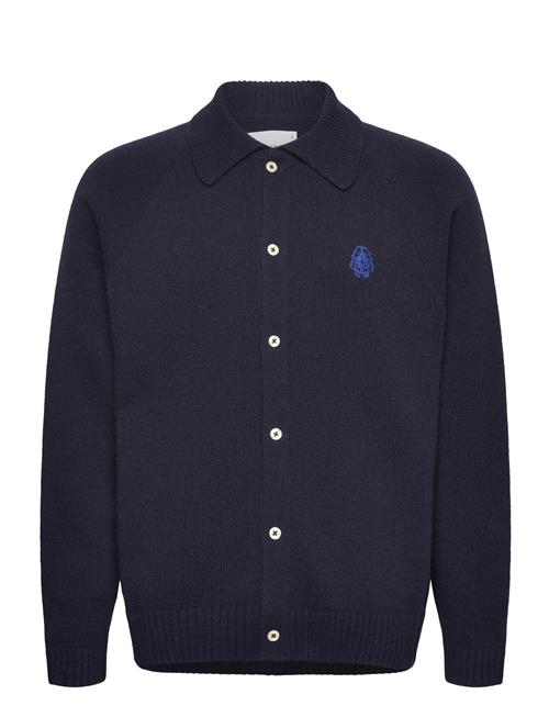 Mars Polo Cardigan-Navy Edwin Navy