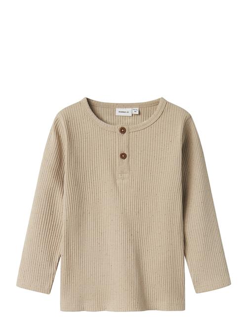 Nmmbart Ls Slim Top Name It Beige