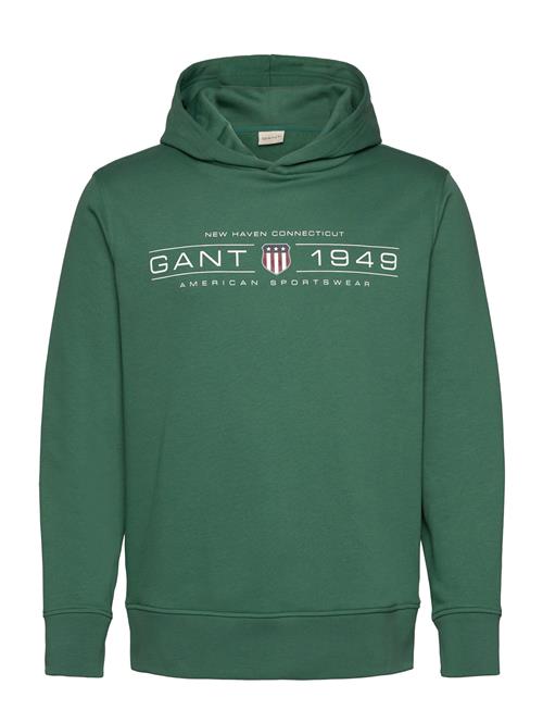 GANT Graphic Hoodie GANT Green