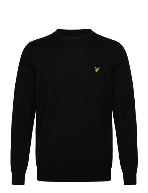 Lyle & Scott Cotton Crew Neck Jumper Lyle & Scott Black