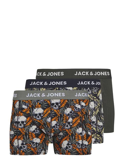 Jack & Jones Jachugo Skulls Trunks 3 Pack Sn Jnr Jack & J S Grey