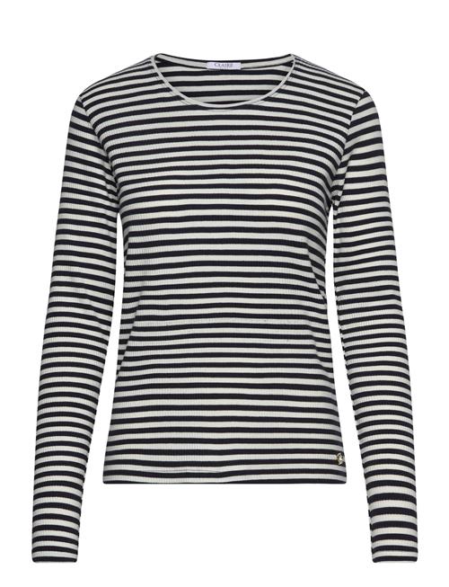 Claire Woman Cwamy Stripe - T-Shirt Claire Woman Navy