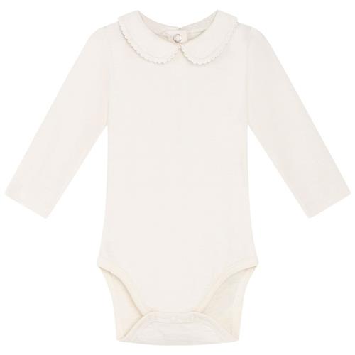 Se Hust&Claire Beate Babybody Ecru |  | 62 cm ved Babyshop