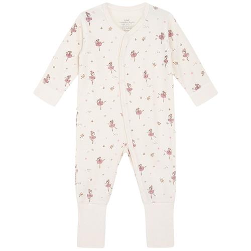 Hust&Claire Manu Mønstret Heldragt Ecru 62 cm  Creme  62 cm  kvinde