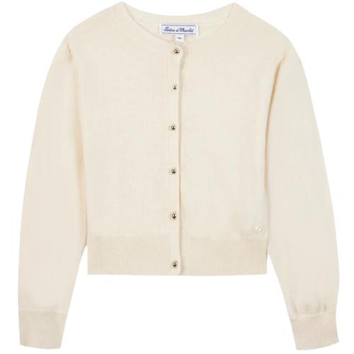 Tartine et Chocolat Uld-kashmir cardigan Perlefarve |  | 5 years