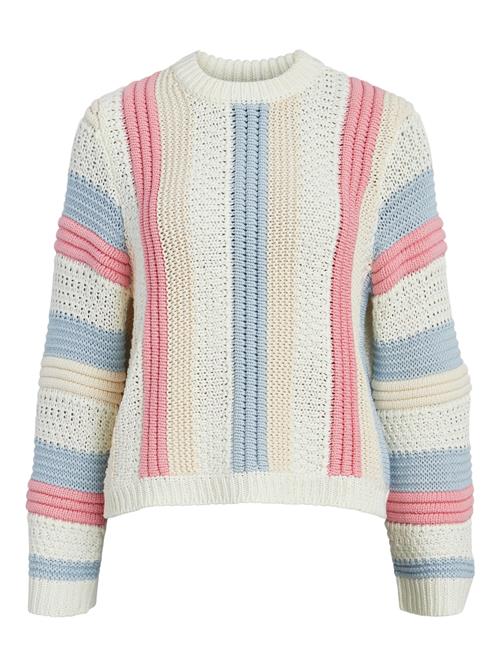 OBJECT Pullover 'DEEPA'  lyseblå / lys pink / æggeskal