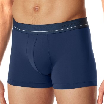 Schiesser Pure Micro Shorts Plain Mørkblå Medium Herre