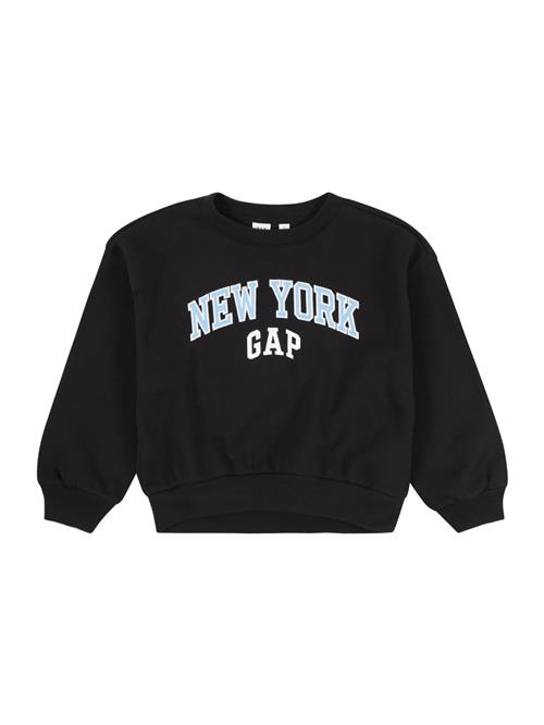 GAP Sweatshirt 'V-CITY'  lyseblå / sort / hvid