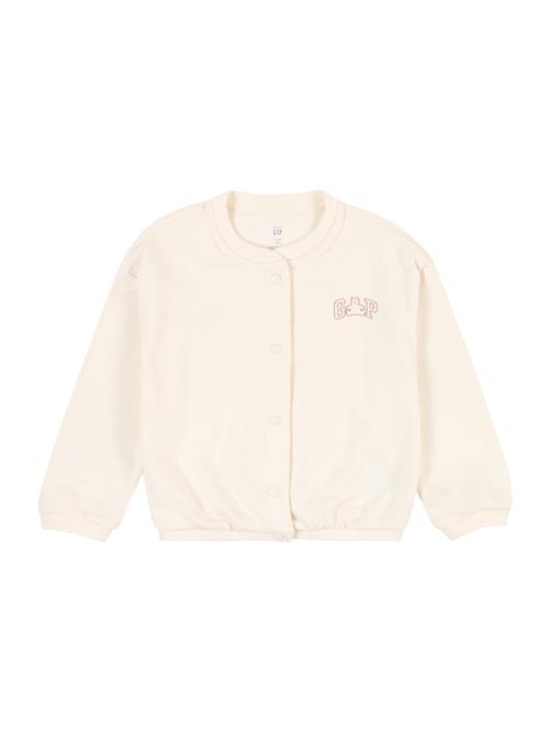 GAP Sweatjakke  pink / uldhvid