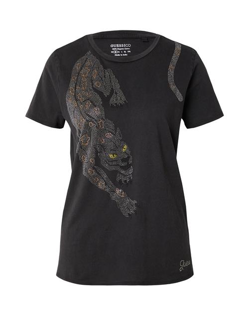 Se GUESS Shirts 'PANTHER'  gul / sort / transparent ved About You