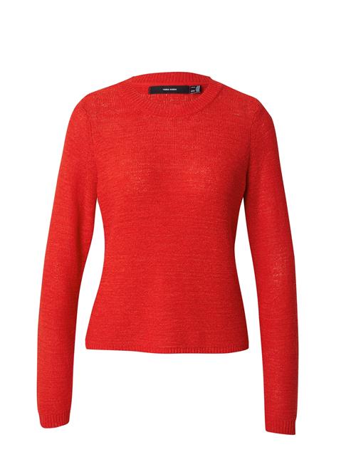 VERO MODA Pullover 'VMNUEVO CHARITY'  knaldrød