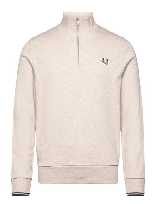 Fred Perry Half Zip Sweatshirt Fred Perry Cream