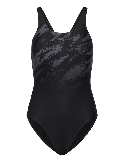 Speedo Womens Hyperboom Placement Muscleback Speedo Black