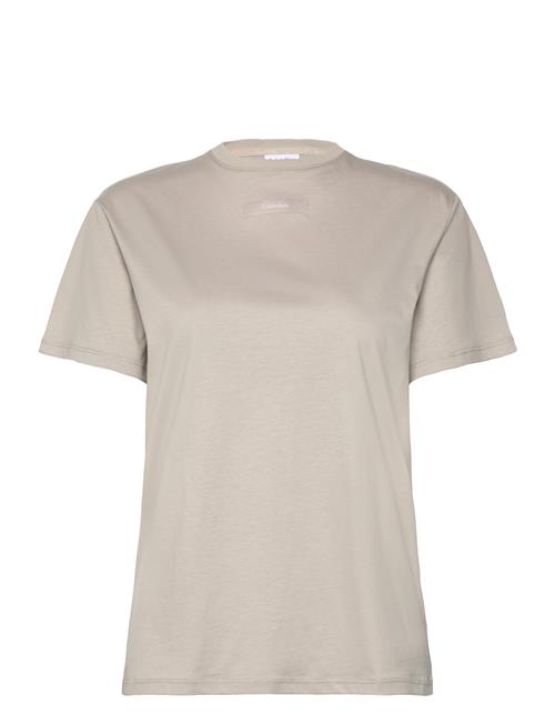 Calvin Klein Micro Logo T Shirt Calvin Klein Beige