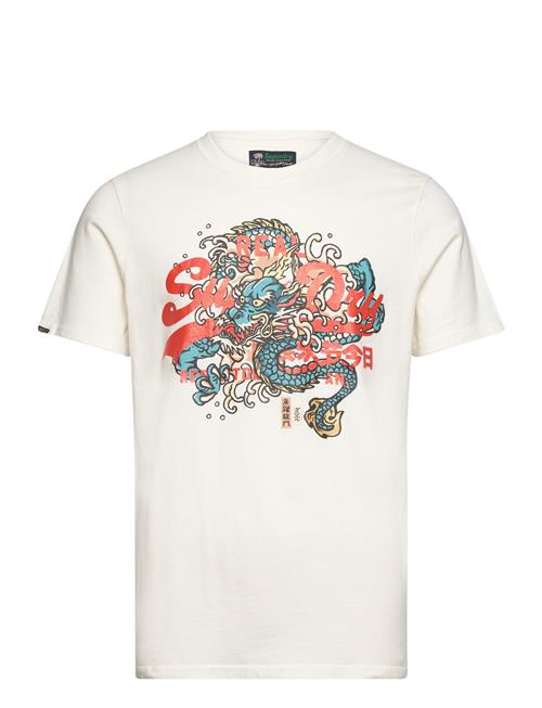 Superdry Tokyo Vl Graphic T Shirt Superdry White