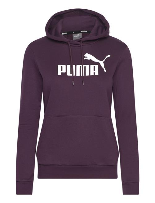 PUMA Ess Logo Hoodie Fl PUMA Burgundy