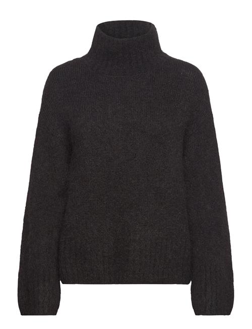 Se Slfgabella Ls Knit High-Neck Noos Selected Femme Black ved Booztlet