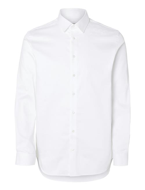 Selected Homme Slhslim-Performance Shirt Ls Noos Selected Homme White