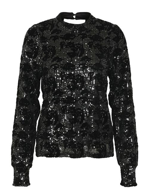 Kagrit Sequin Blouse Kaffe Black