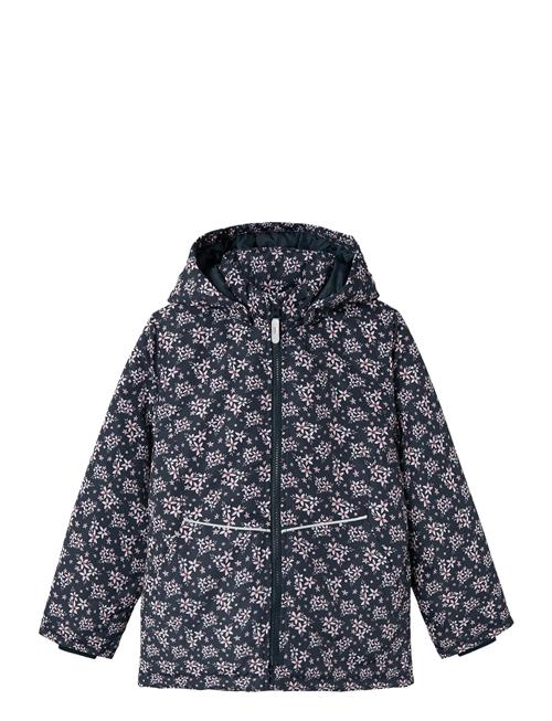 name it Nkfmaxi Jacket Aop Name It Navy