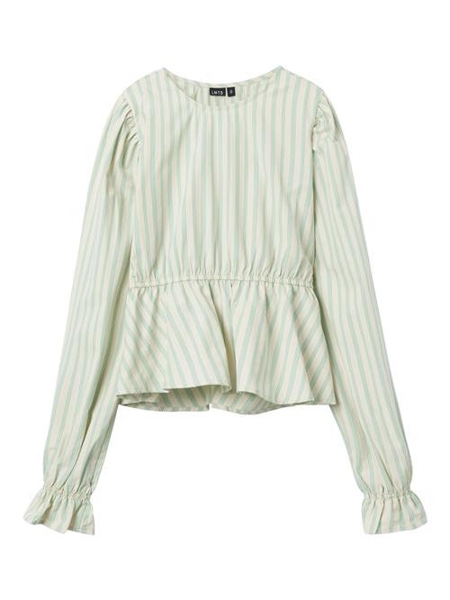 NAME IT Bluse  beige / grøn