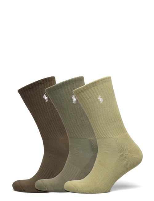 Polo Ralph Lauren Underwear Cotton-Blend Crew Sock 3-Pack Polo Ralph Lauren Underwear Khaki