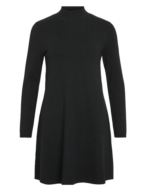 Vicomfy A-Line Rollneck Knit Dress/Su/Pb Vila Black