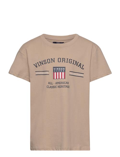 VINSON Vin T-Shirt Manuel Jr.boy VINSON Beige