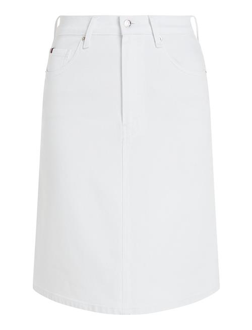 Tommy Hilfiger Dnm A-Line Skirt Hw White Tommy Hilfiger White