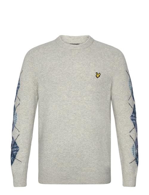 Lyle & Scott Argyle Sleeve Jumper Lyle & Scott Grey