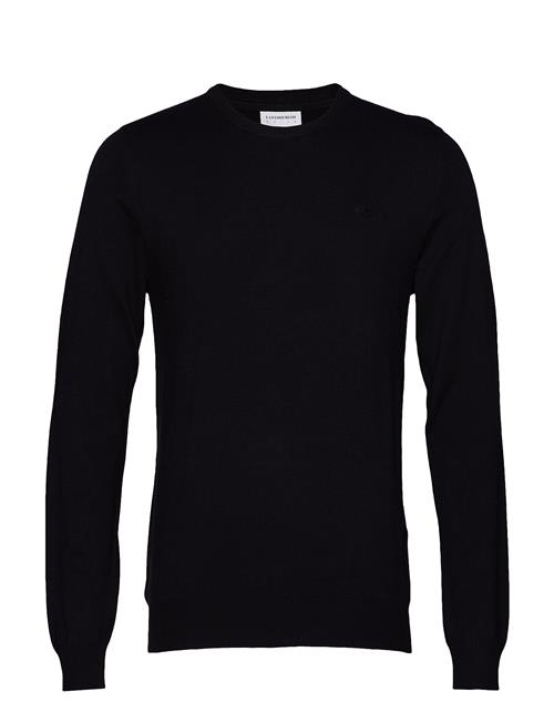 Lindbergh Melange Round Neck Knit Lindbergh Black