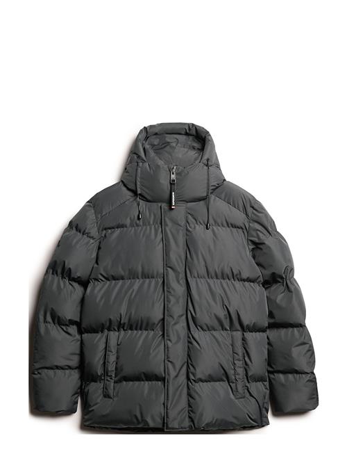 Superdry Hooded 5 Baffle Sports Puffer Superdry Grey