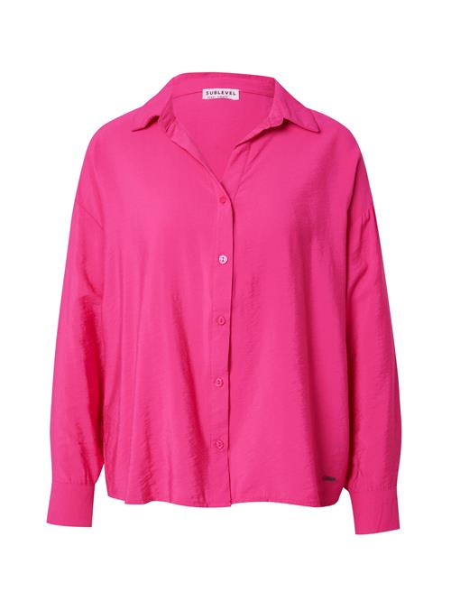 Sublevel Bluse  mørk pink