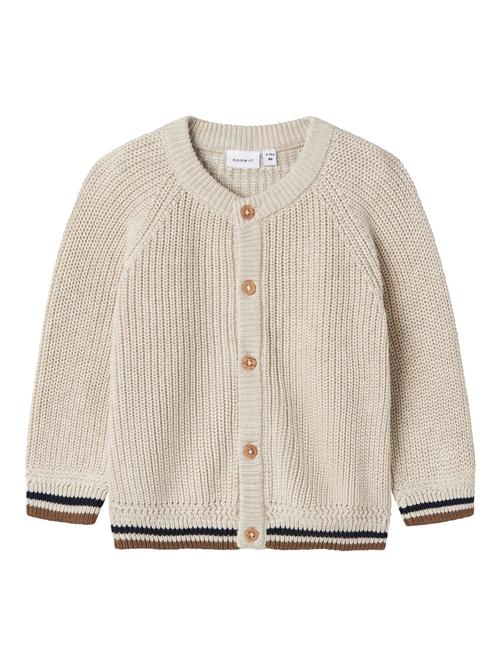 NAME IT Cardigan  beige / sort