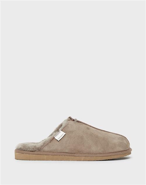 Shepherd Hugo Varmforede tøfler Beige