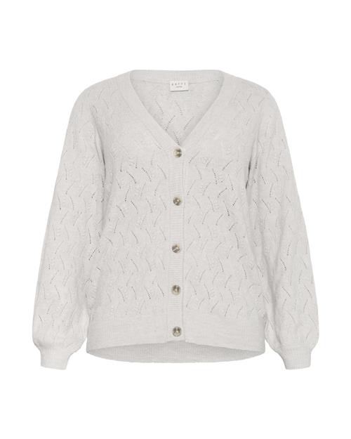Se KAFFE CURVE Cardigan 'Anita'  grå-meleret ved About You