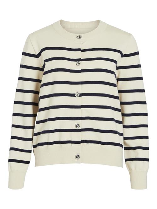 Se VILA Cardigan  beige / navy ved About You