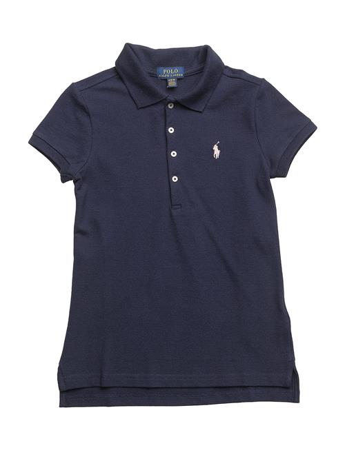 Ralph Lauren Kids Stretch Mesh Polo Shirt Ralph Lauren Kids Blue