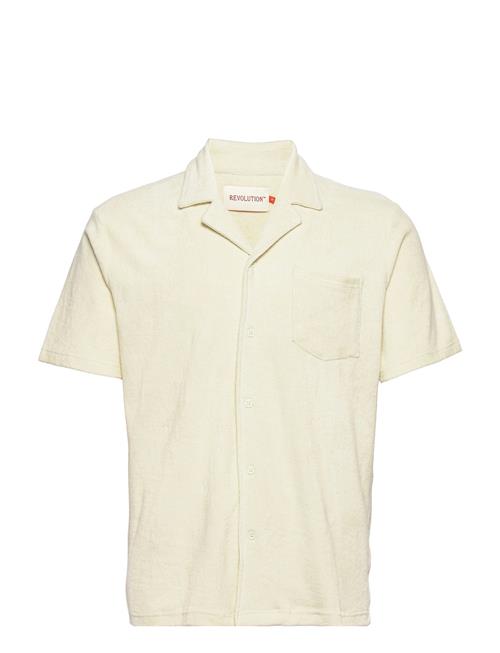 Terry Short-Sleeved Cuban Shirt Revolution Cream